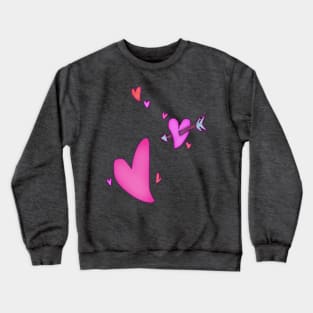 Cluster of Hearts Crewneck Sweatshirt